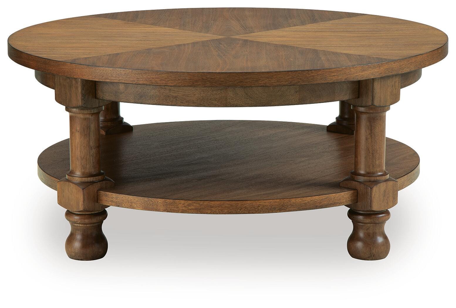 Chadworth Medium Brown Round Cocktail Table (Online Special Price)
