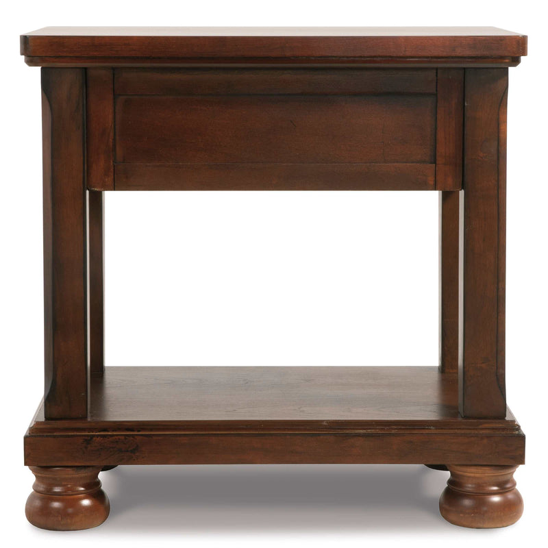 Porter Rustic Brown Chairside End Table - Ornate Home