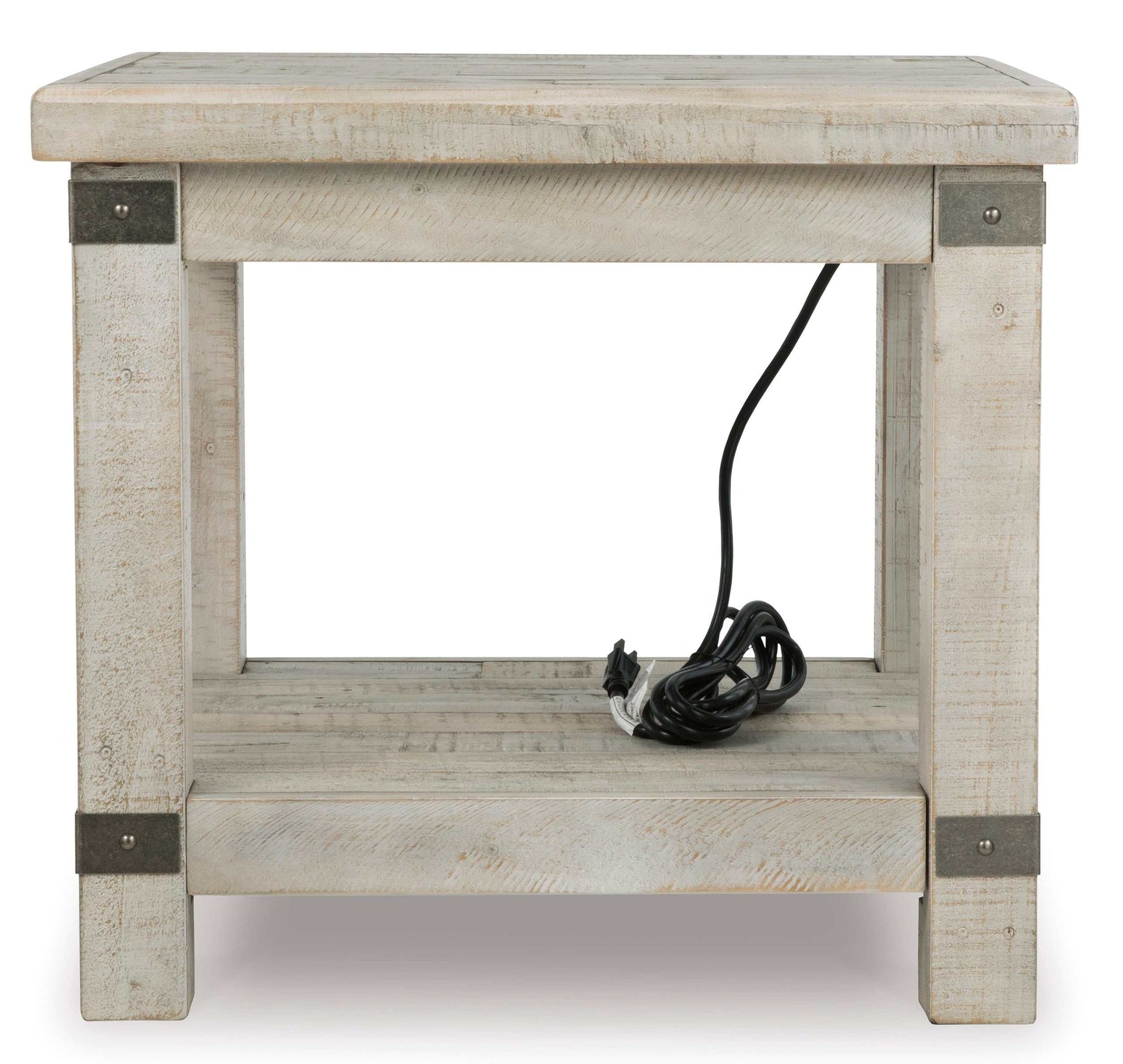 Carynhurst White Wash Gray End Table - Ornate Home