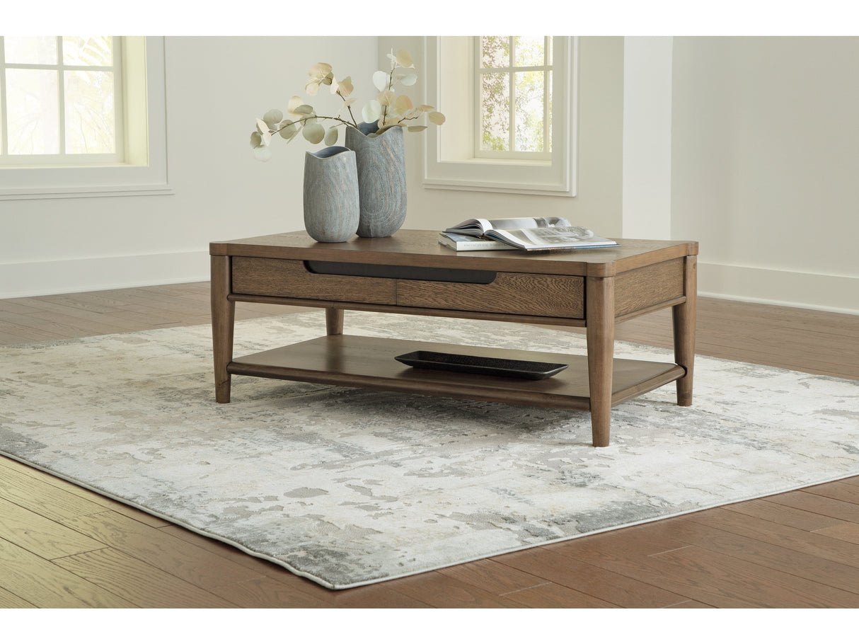 Roanhowe Brown Coffee Table - Ornate Home