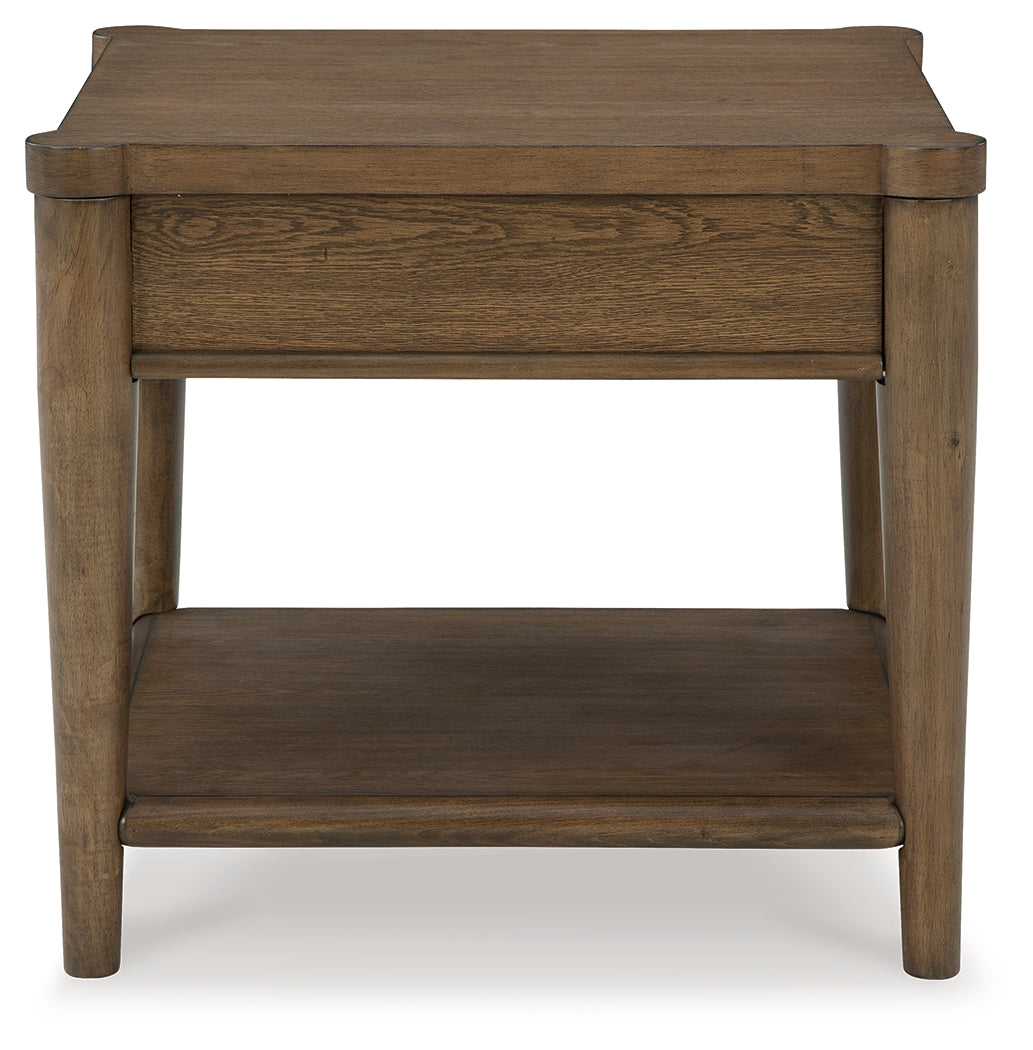 Roanhowe Brown End Table - Ornate Home