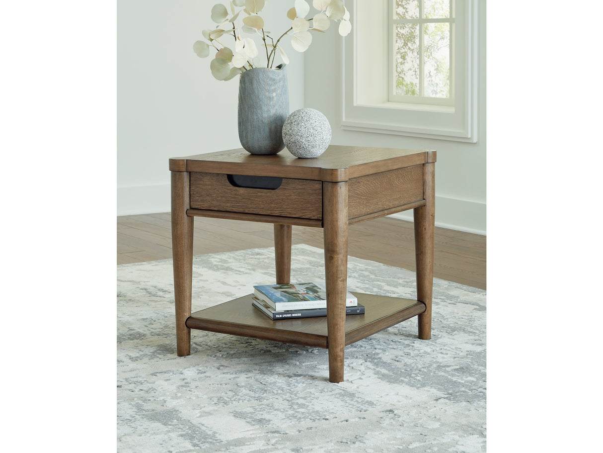 Roanhowe Brown End Table - Ornate Home