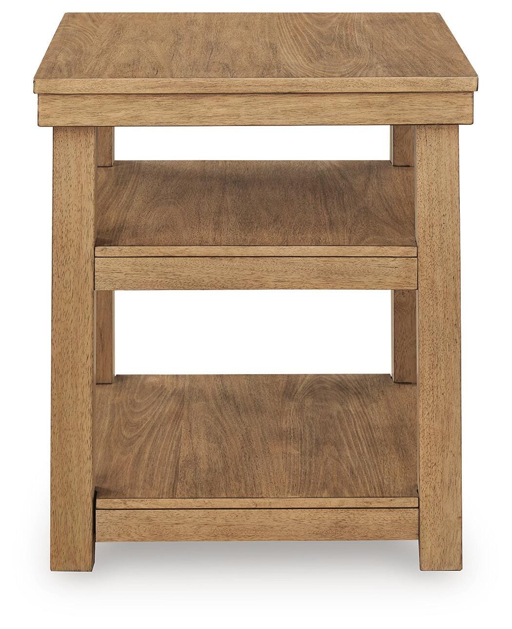 Wittenmyer Natural/Black Rectangular End Table