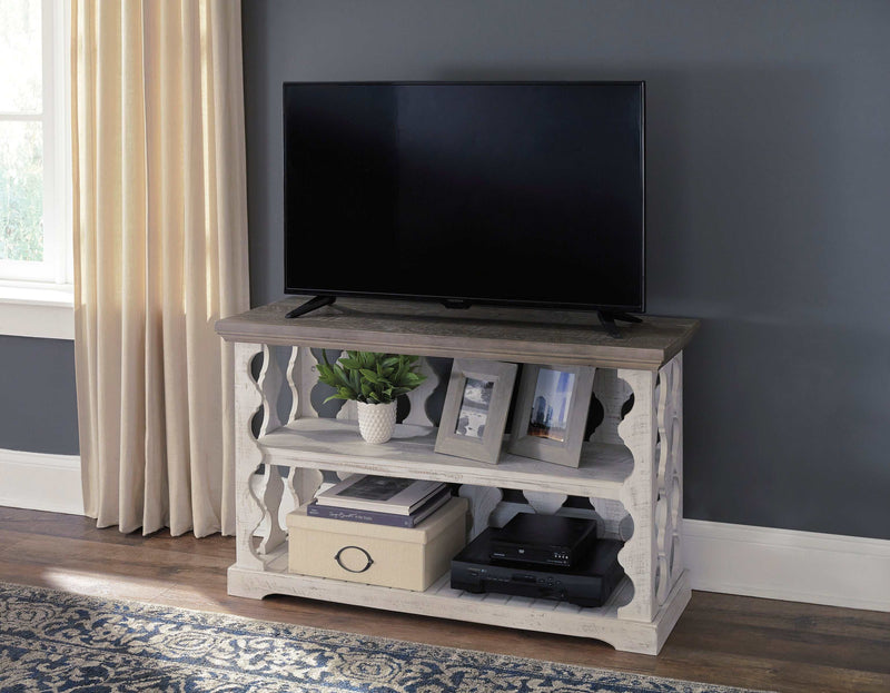 Havalance Gray & White Sofa/Console Table - Ornate Home