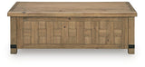 Ridgester Light Brown Lift Top Cocktail Table (Online Special Price)