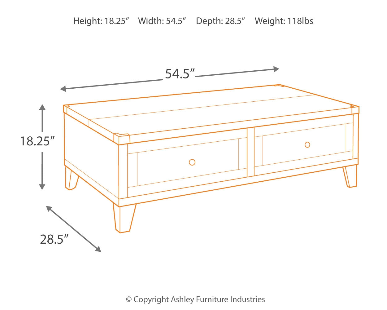 Todoe Dark Gray Coffee Table and End Table - Ornate Home