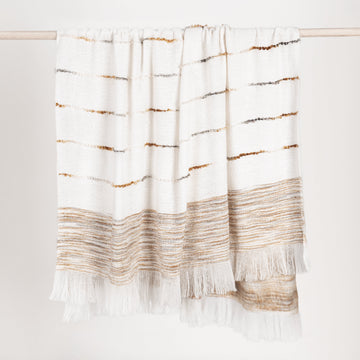 TC Albedo Ivory/Rust Throw 50x70 - Ornate Home