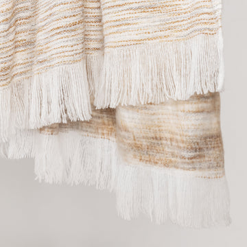 TC Albedo Ivory/Rust Throw 50x70 - Ornate Home