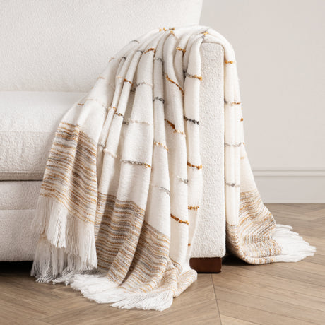 TC Albedo Ivory/Rust Throw 50x70 - Ornate Home