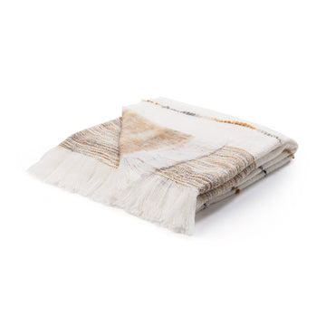 TC Albedo Ivory/Rust Throw 50x70 - Ornate Home