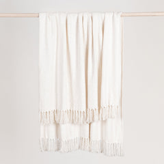 TC Aria Ivory Boucle Throw 50x70 - Ornate Home