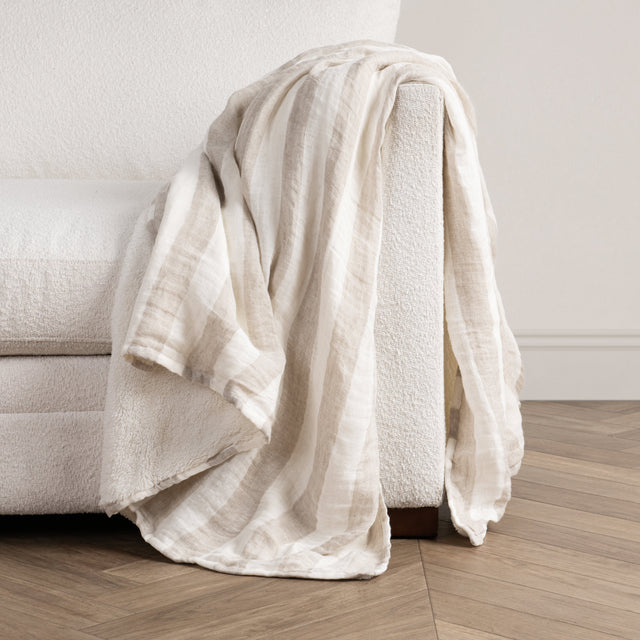 TC Atwater Ivory/Natural 50x70 Throw - Ornate Home