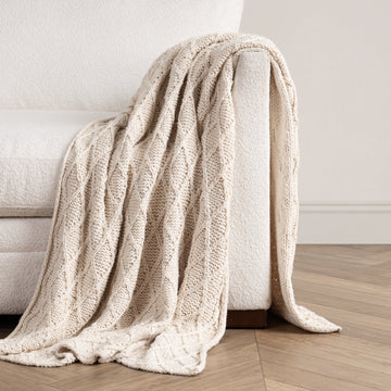 TC Catalina Ivory Throw 50x70 - Ornate Home