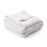 TC Dyne White Throw 50x70 - Ornate Home