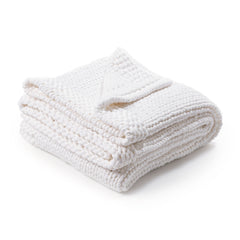 TC Dyne White Throw 50x70 - Ornate Home