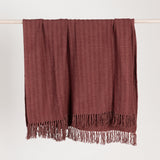 TC Hunter Cherrywood Red 50x70 Throw - Ornate Home