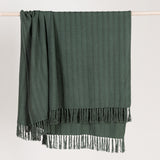 TC Hunter Forest Green 50x70 Throw - Ornate Home