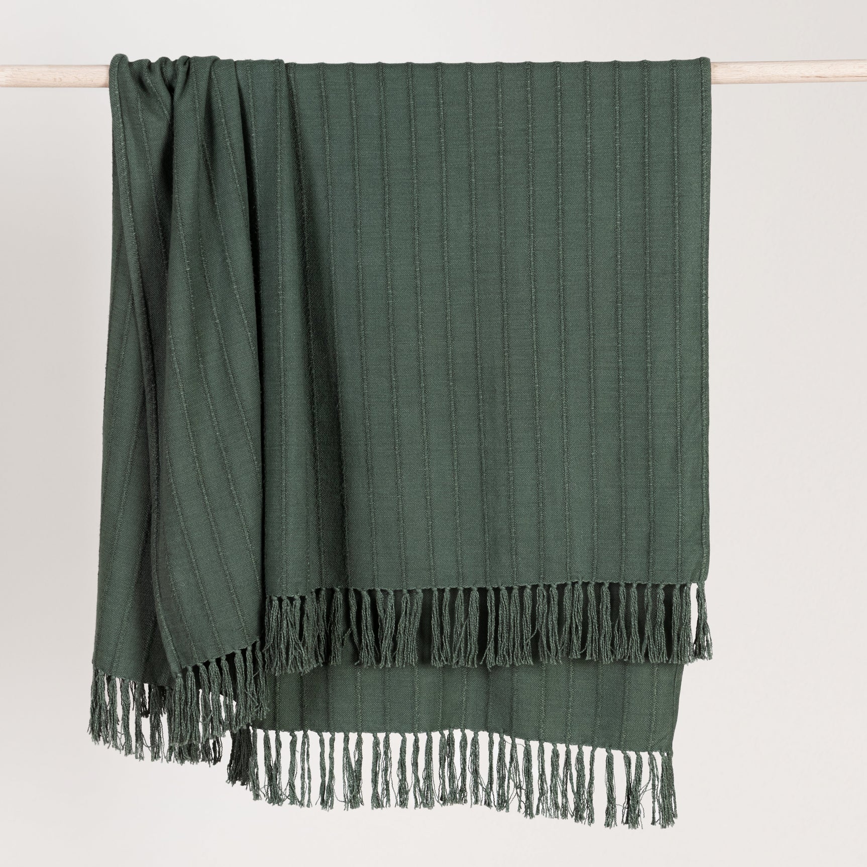 TC Hunter Forest Green 50x70 Throw - Ornate Home