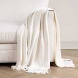 TC Hunter White 50x70 Throw - Ornate Home