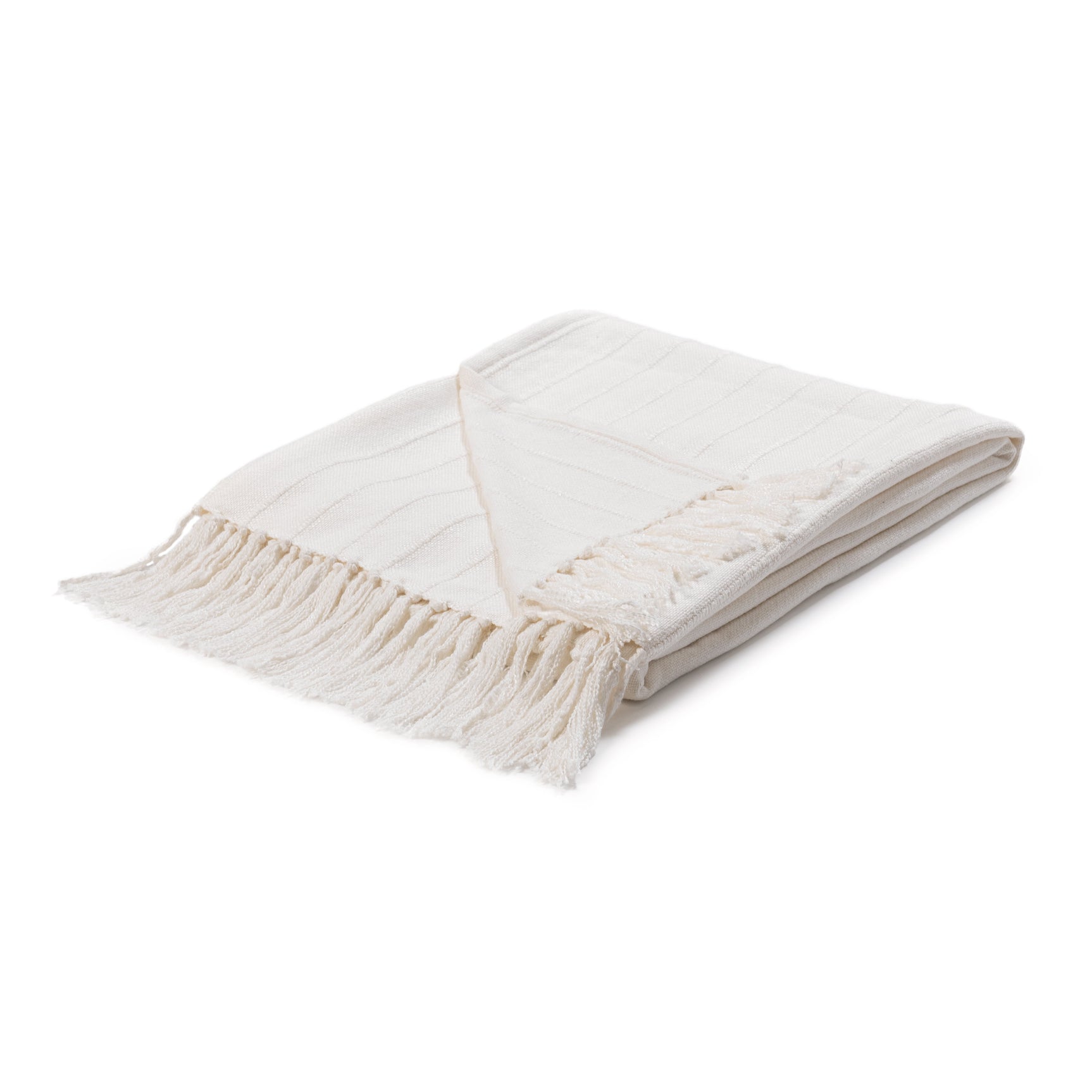 TC Hunter White 50x70 Throw - Ornate Home
