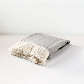 TC Joshua Gray/Ivory Throw - Ornate Home