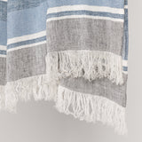 TC Lima Capri Blue/Dark Gray Throw 50X70 - Ornate Home