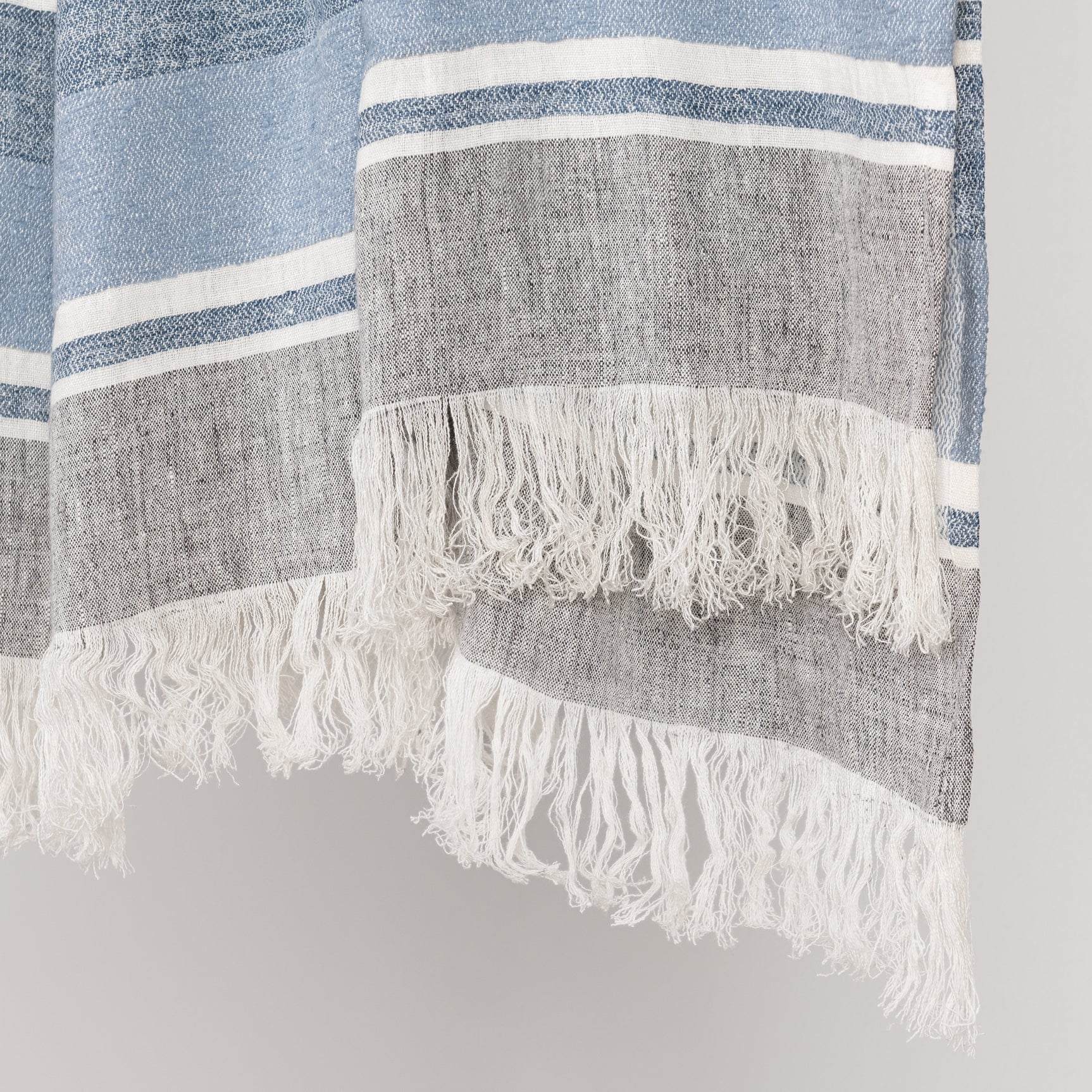TC Lima Capri Blue/Dark Gray Throw 50X70 - Ornate Home