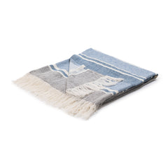 TC Lima Capri Blue/Dark Gray Throw 50X70 - Ornate Home