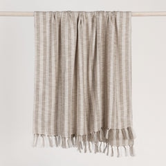 TC Linna Ivory/Natural Throw 50x70 - Ornate Home