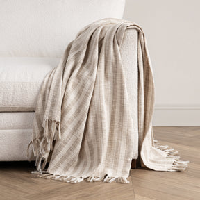 TC Linna Ivory/Natural Throw 50x70 - Ornate Home