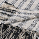 TC Linna Natural/Black Throw 50x70 Throw - Ornate Home