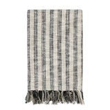 TC Linna Natural/Black Throw 50x70 Throw - Ornate Home