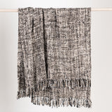 TC Porter Black/Ivory 50x70 Throw - Ornate Home