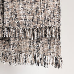 TC Porter Black/Ivory 50x70 Throw - Ornate Home