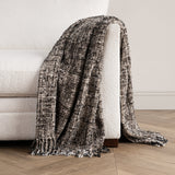 TC Porter Black/Ivory 50x70 Throw - Ornate Home