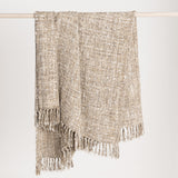 TC Porter Natural/Ivory 50x70 Throw - Ornate Home
