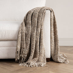 TC Porter Natural/Ivory 50x70 Throw - Ornate Home