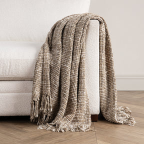 TC Porter Natural/Ivory 50x70 Throw - Ornate Home
