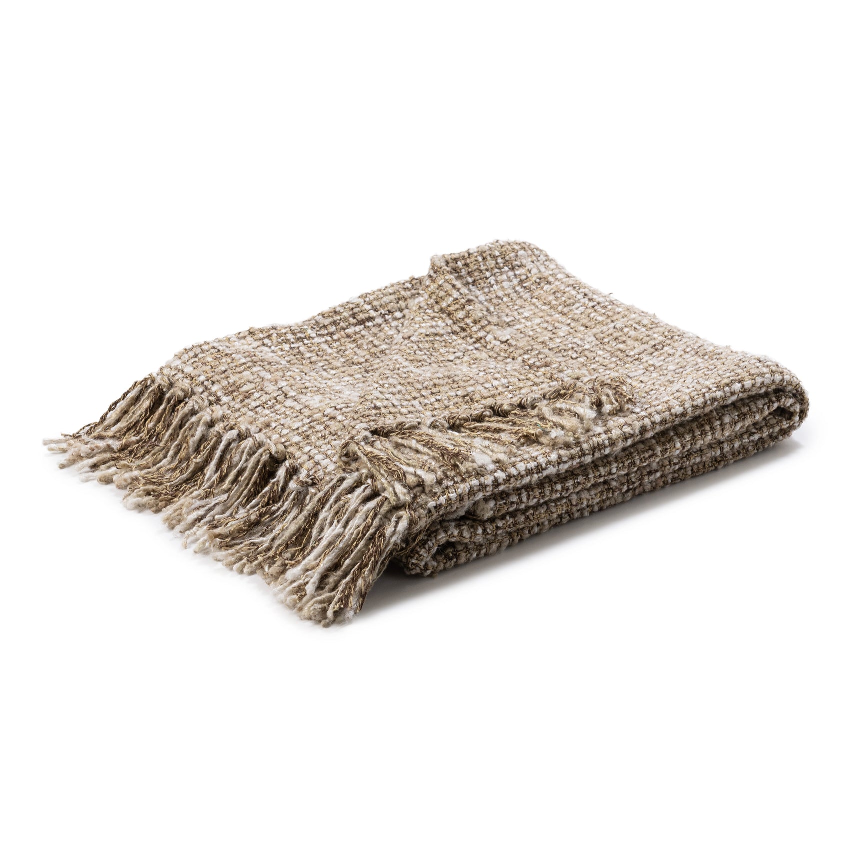 TC Porter Natural/Ivory 50x70 Throw - Ornate Home