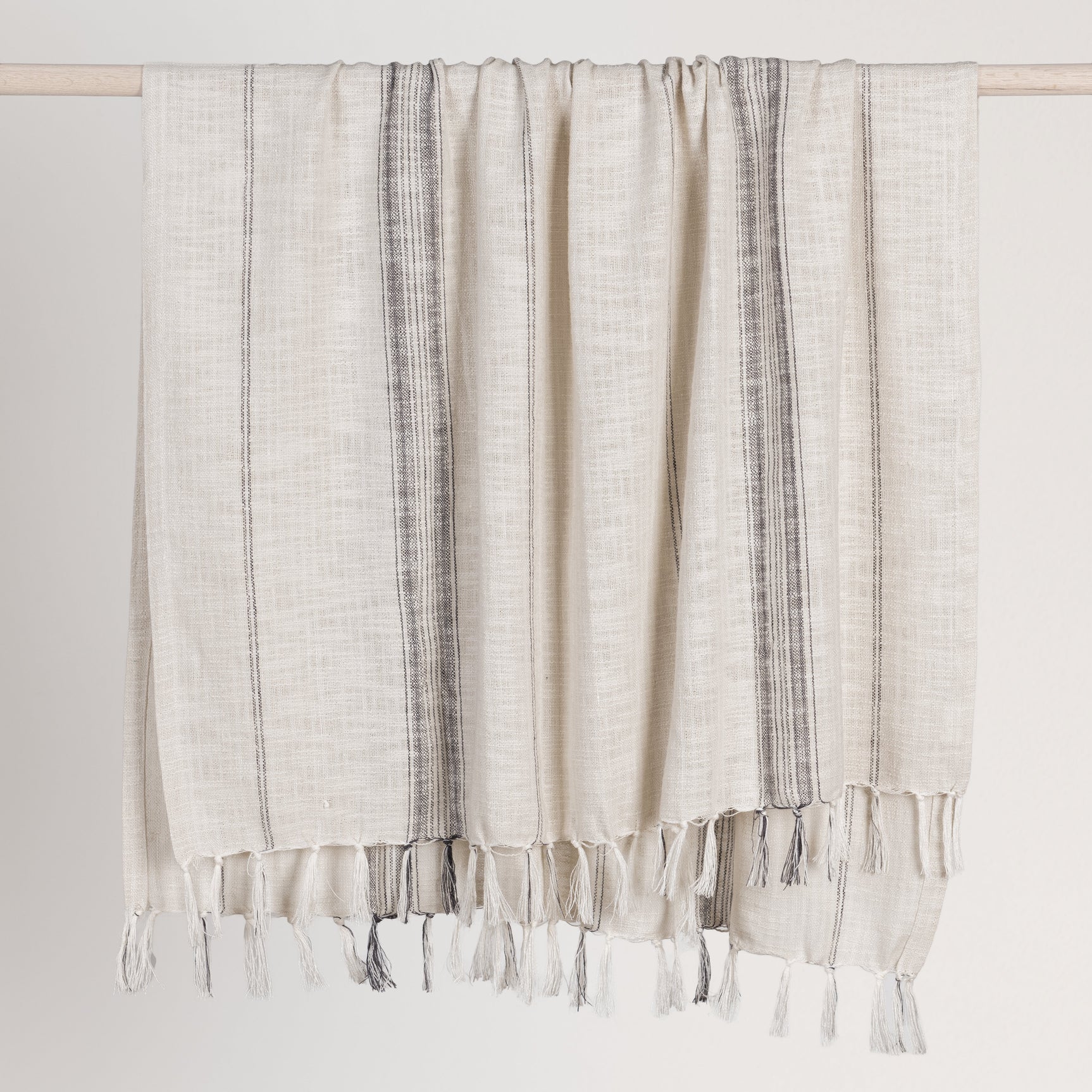 TC Ria Ivory/Gray Throw 50X70 - Ornate Home