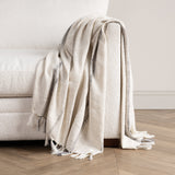 TC Ria Ivory/Gray Throw 50X70 - Ornate Home