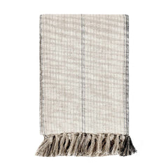 TC Ria Natural/Black Throw 50x70 - Ornate Home