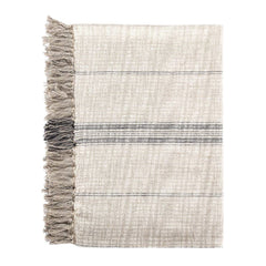 TC Ria Natural/Black Throw 50x70 - Ornate Home