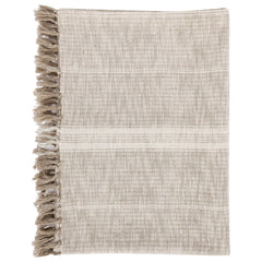 TC Ria Natural/Ivory Throw 50x70 - Ornate Home