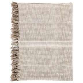 TC Ria Natural/Ivory Throw 50x70 - Ornate Home