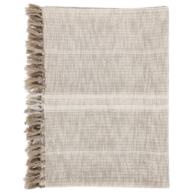 TC Ria Natural/Ivory Throw 50x70 - Ornate Home