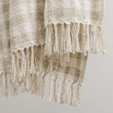 TC Sari Natural/Ivory Throw 50x70 - Ornate Home