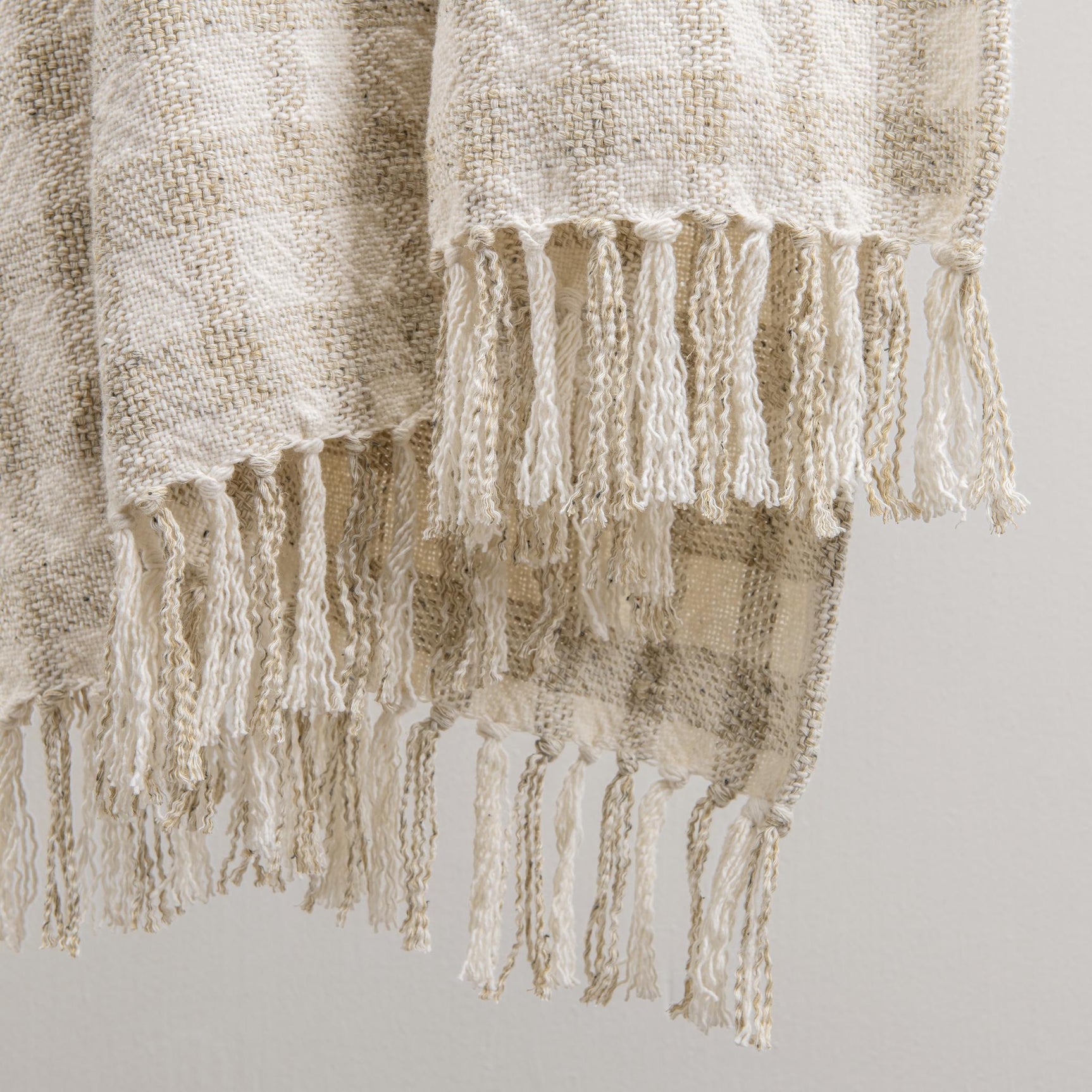 TC Sari Natural/Ivory Throw 50x70 - Ornate Home