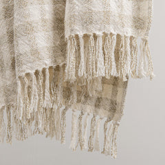 TC Sari Natural/Ivory Throw 50x70 - Ornate Home