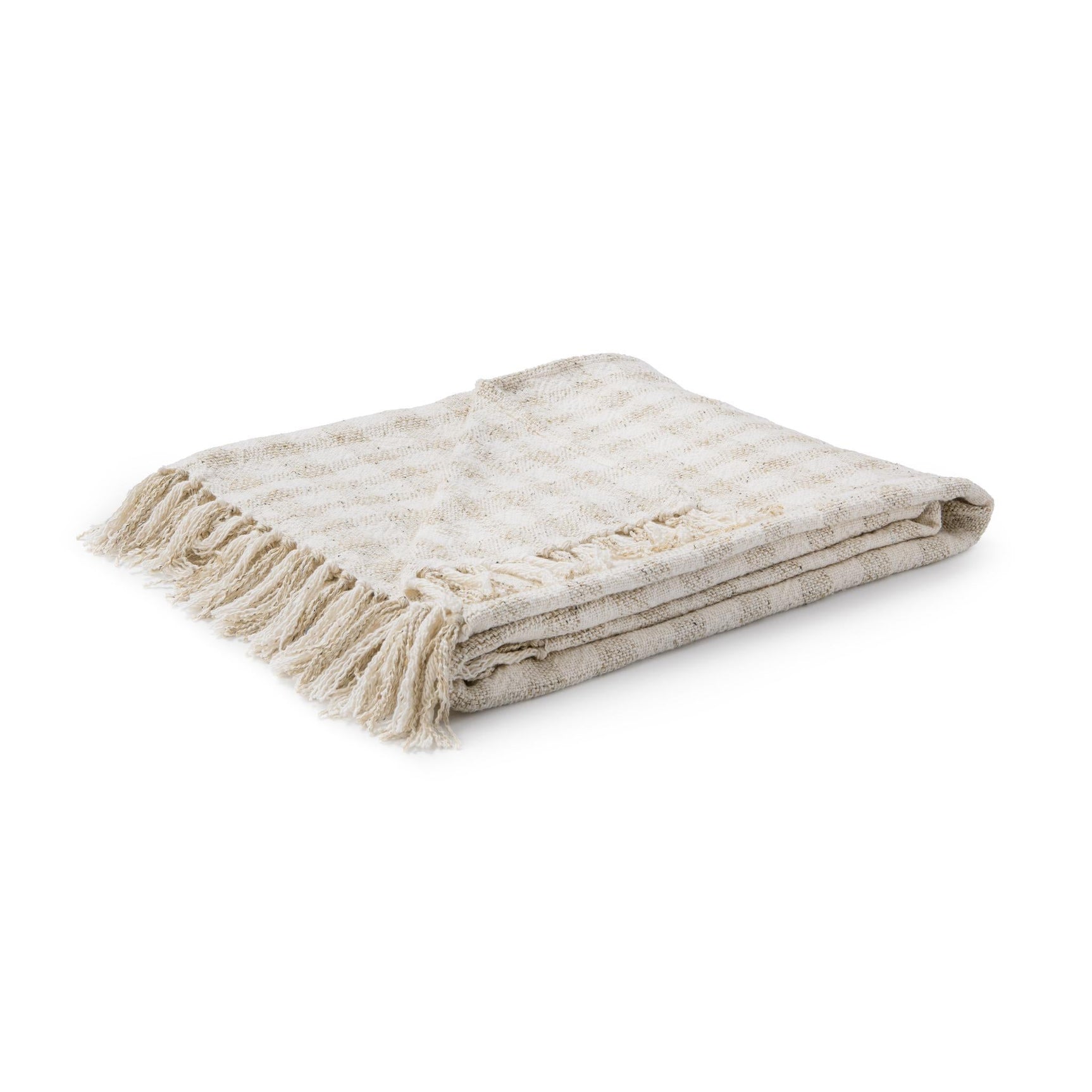 TC Sari Natural/Ivory Throw 50x70 - Ornate Home